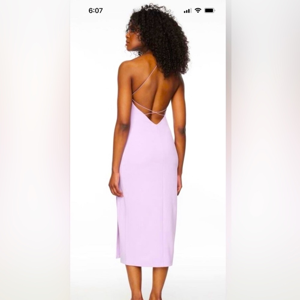 Elegant Lavender Strappy Dress